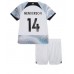 Cheap Liverpool Jordan Henderson #14 Away Football Kit Children 2022-23 Short Sleeve (+ pants)